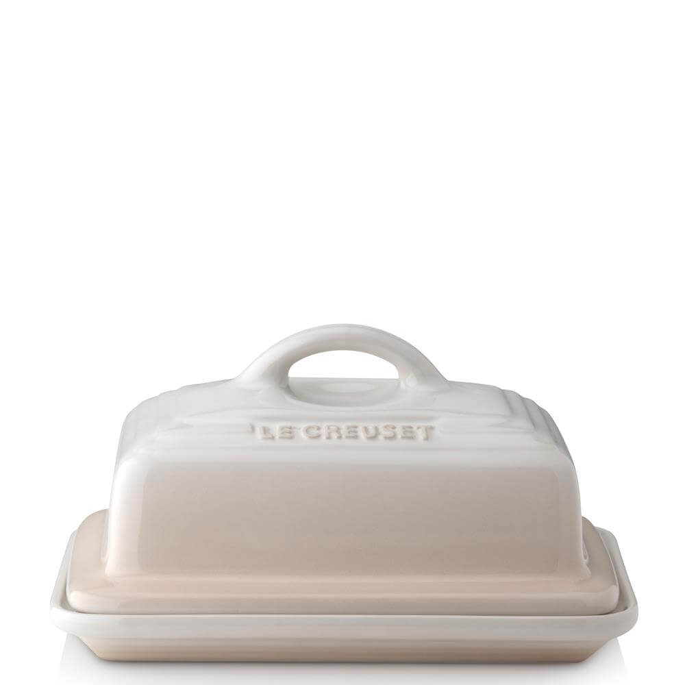 Le Creuset Meringue Stoneware Butter Dish